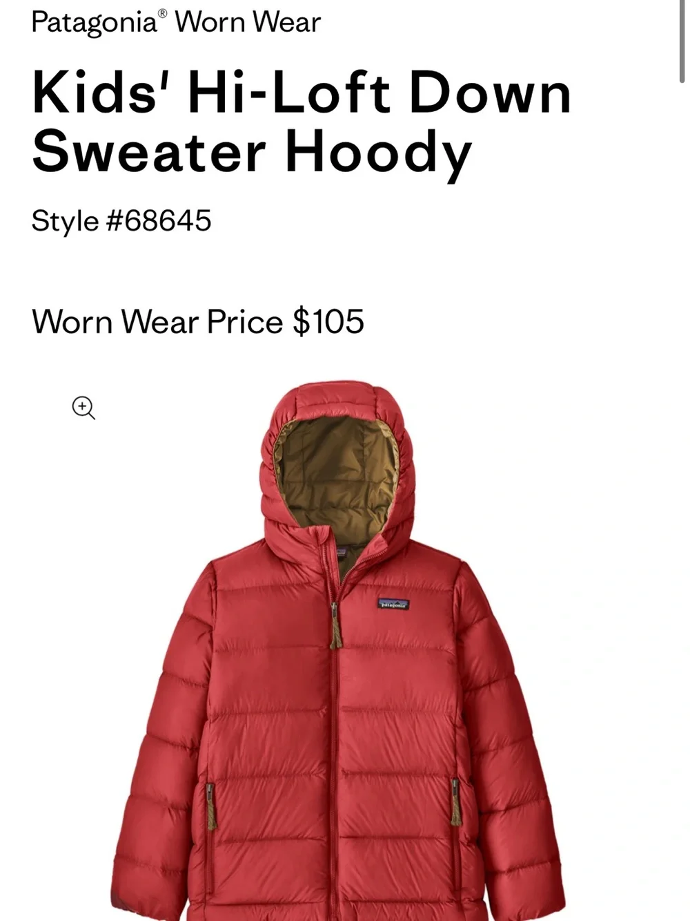 Patagonia excellent quality